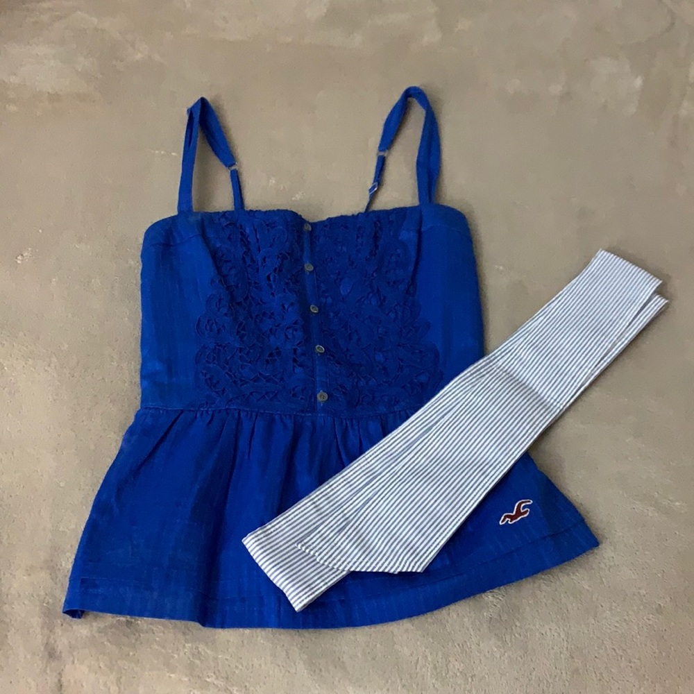 NWOT Hollister top with Belt